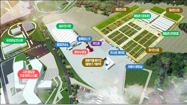 2022 국제종자박람회장 조감도