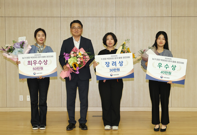 <strong>농가 현장 빅데이터 분석 활용 경진대회 시상식</strong>