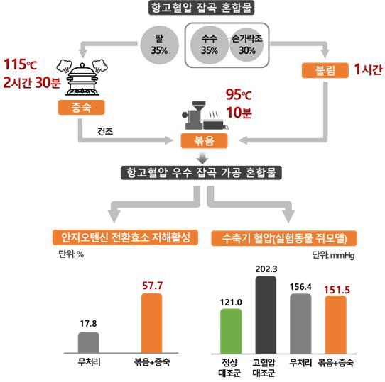 <strong>항고혈압 잡곡 혼합물 처리</strong>