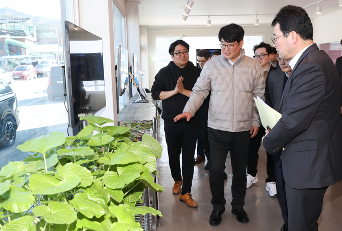 권재한 농촌진흥청장 기술사업화 지원 사업장 방문