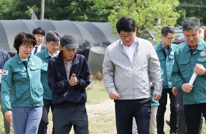 <strong>산불 피해지역 농작물 생육상황 점검</strong>