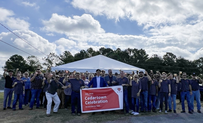 TYM은 지난 18일 미국 조지아 주 시더타운에 위치한 ‘TYM Cedartown Campus’ 에서 오픈행사를 진행했다고 밝혔다. (사진제공: TYM)