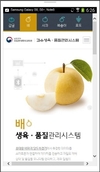 이제 배 재배 정보, 스마트폰으로 확인하세요!