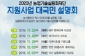 2020년도 농식품분야 지원사업이 궁금하시다구요?