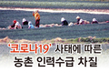 ‘코로나19’ 사태에 따른 농촌 인력수급 차질