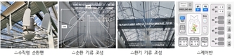 천장 높은 대형 온실, ‘수직형 순환팬’으로 환경관리