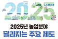 2025년 농업분야 달라지는 주요 제도