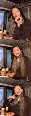 프로미스나인 송하영, 화장기 없는 민낯도 예뻐 '타고난 美'