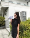 박은실이 지난 30일 SNS에 올린 일상 사진이 화제