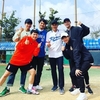박찬호X이승엽, '집사부일체' 출연 인증샷...화기애애한 현장 분위기