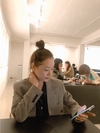 ‘송지은’ 뚜렷한 이목구비를 자랑하고 있다