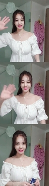 강예빈, 화려한 비주얼 '집에서도 블링블링'