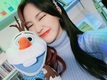 박지민, 올라프와 인증샷 '상큼한 터져'