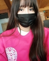 조수현, 최근 SNS에 마스크를 쓰고 있는 사진